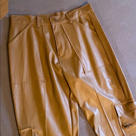 Jamie Nicole size 8 pleather jacket with pants - Picture 4 of 6